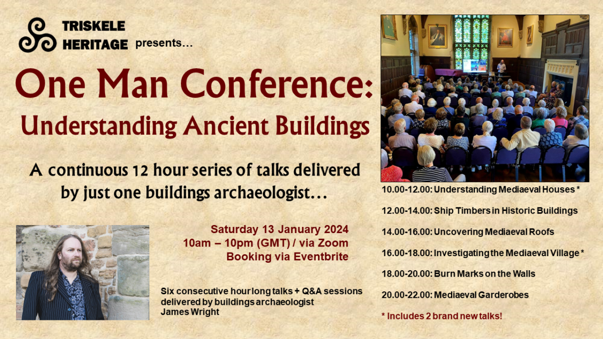 One Man Conference: Understanding Ancient Buildings